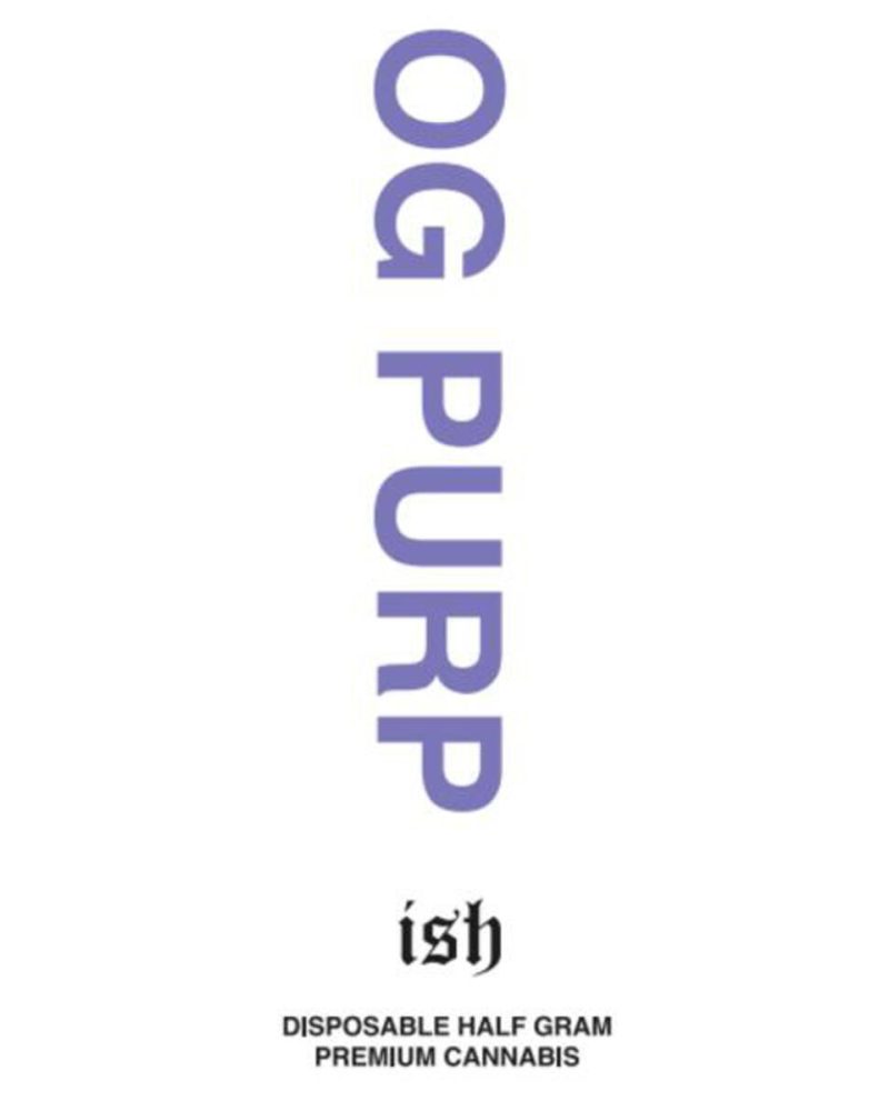 OG Purp - ISH Disposable - Half Gram